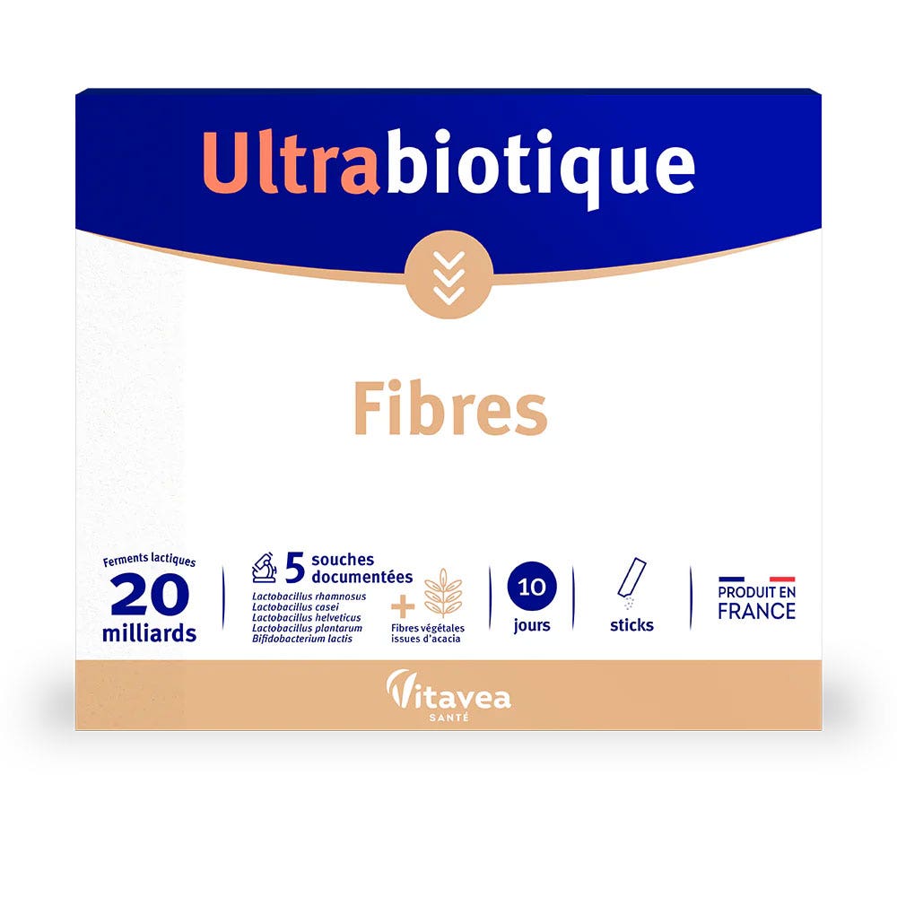 Vitavea Santé Ultrabiotique Fibres 10 sticks