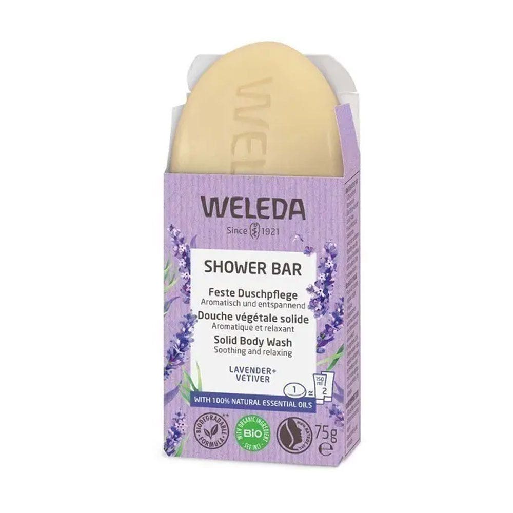 Weleda Douche végétale solide Lavande + Vetiver 75g