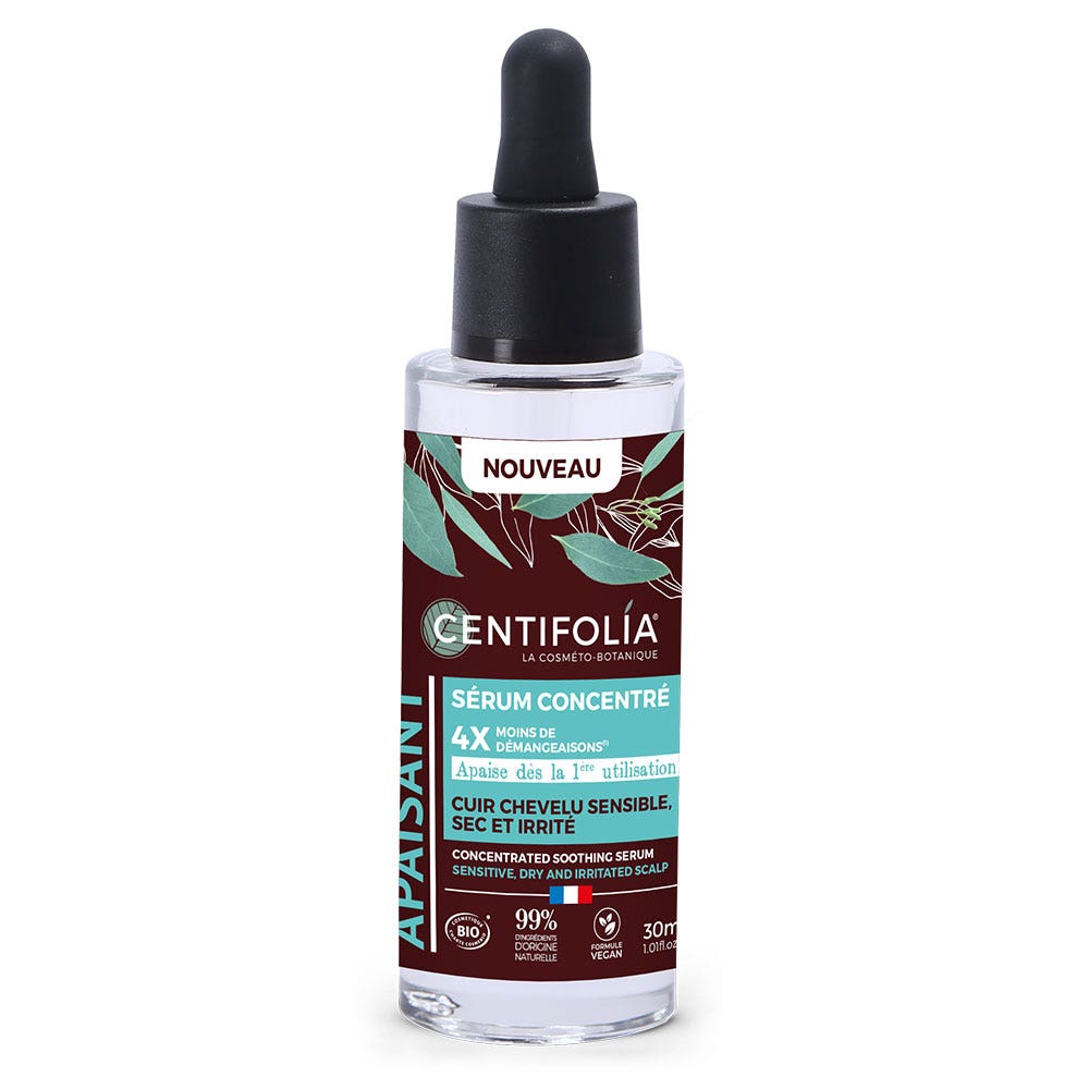 Centifolia Sérum Concentré Cuir Chevelu Sensible Sec et Irrité 30ml