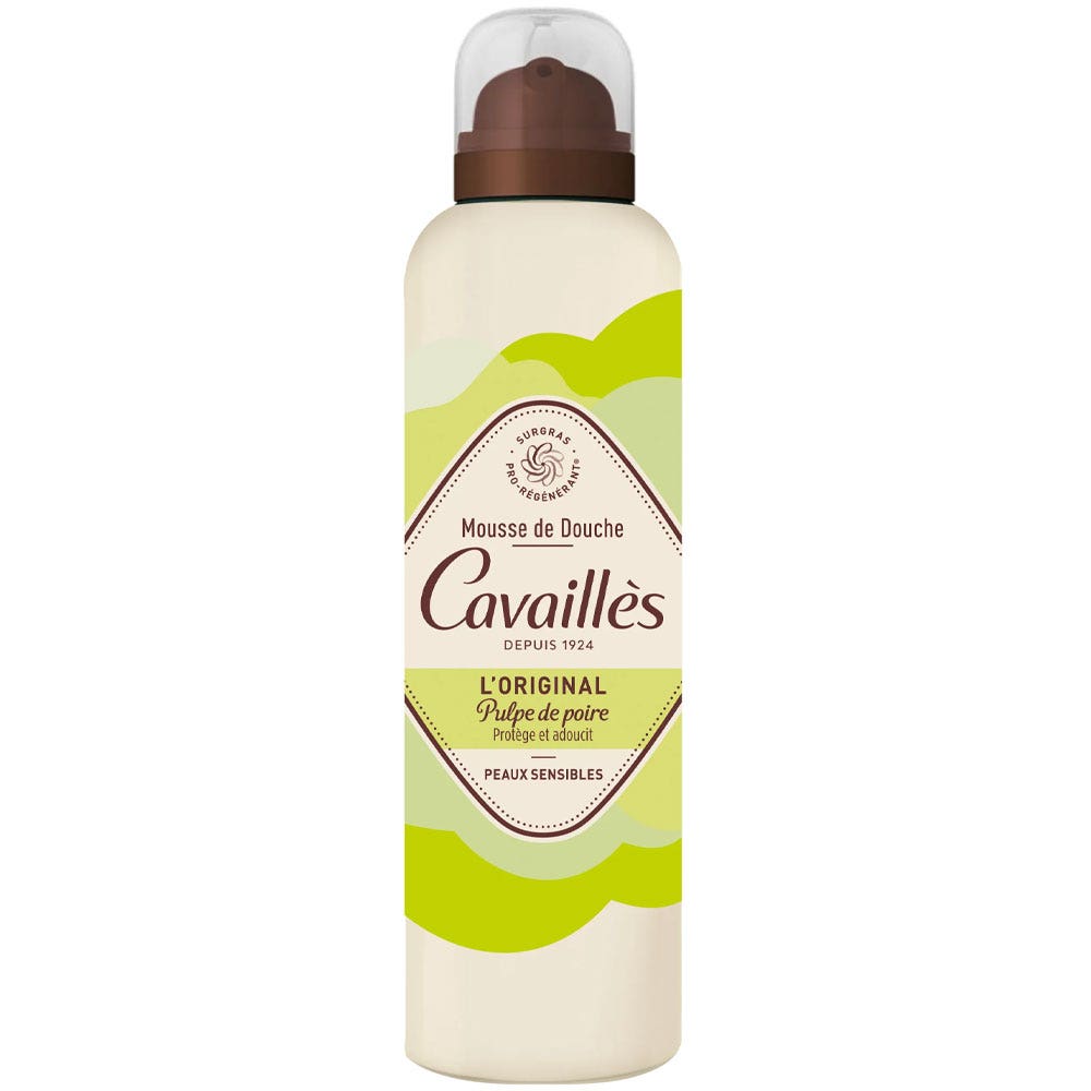 Cavaillès Surgras Actif Mousse de Douche Pulpe de Poire 200ml
