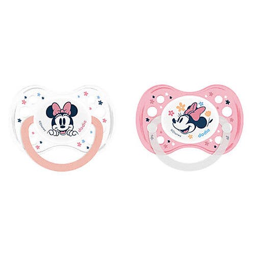 Dodie Sucettes Anatomiques En Silicone Collection Mickey & Minnie 6 Mois Et Plus X2
