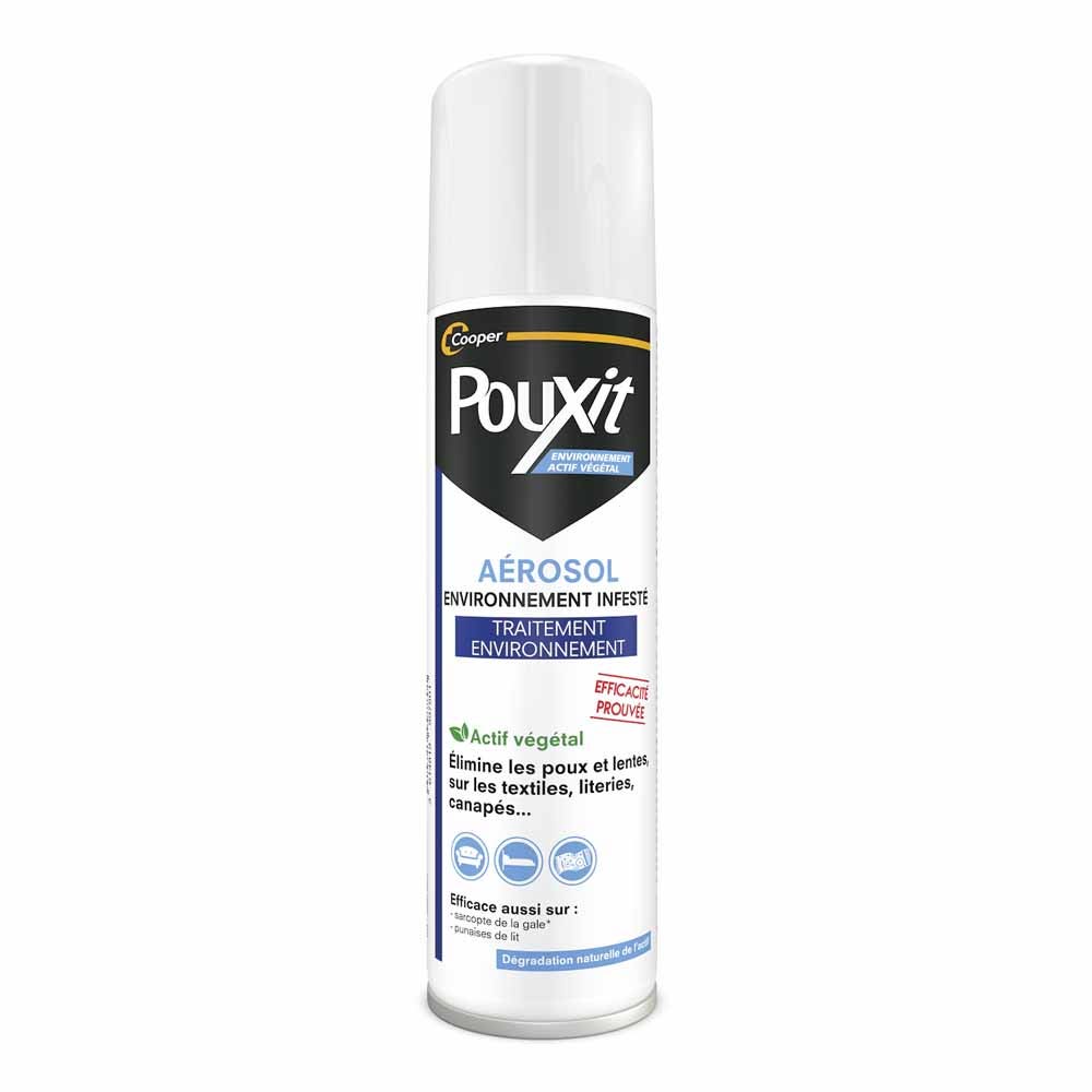 Pouxit Environnement Actif végétal Traitement de l'environnement infesté 150ml