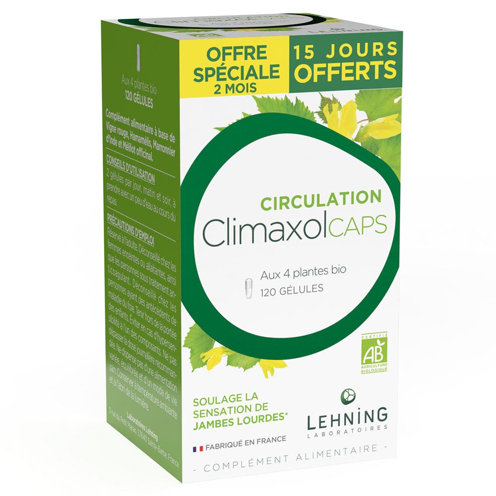 Lehning Circulation Climaxolcaps 120 gélules