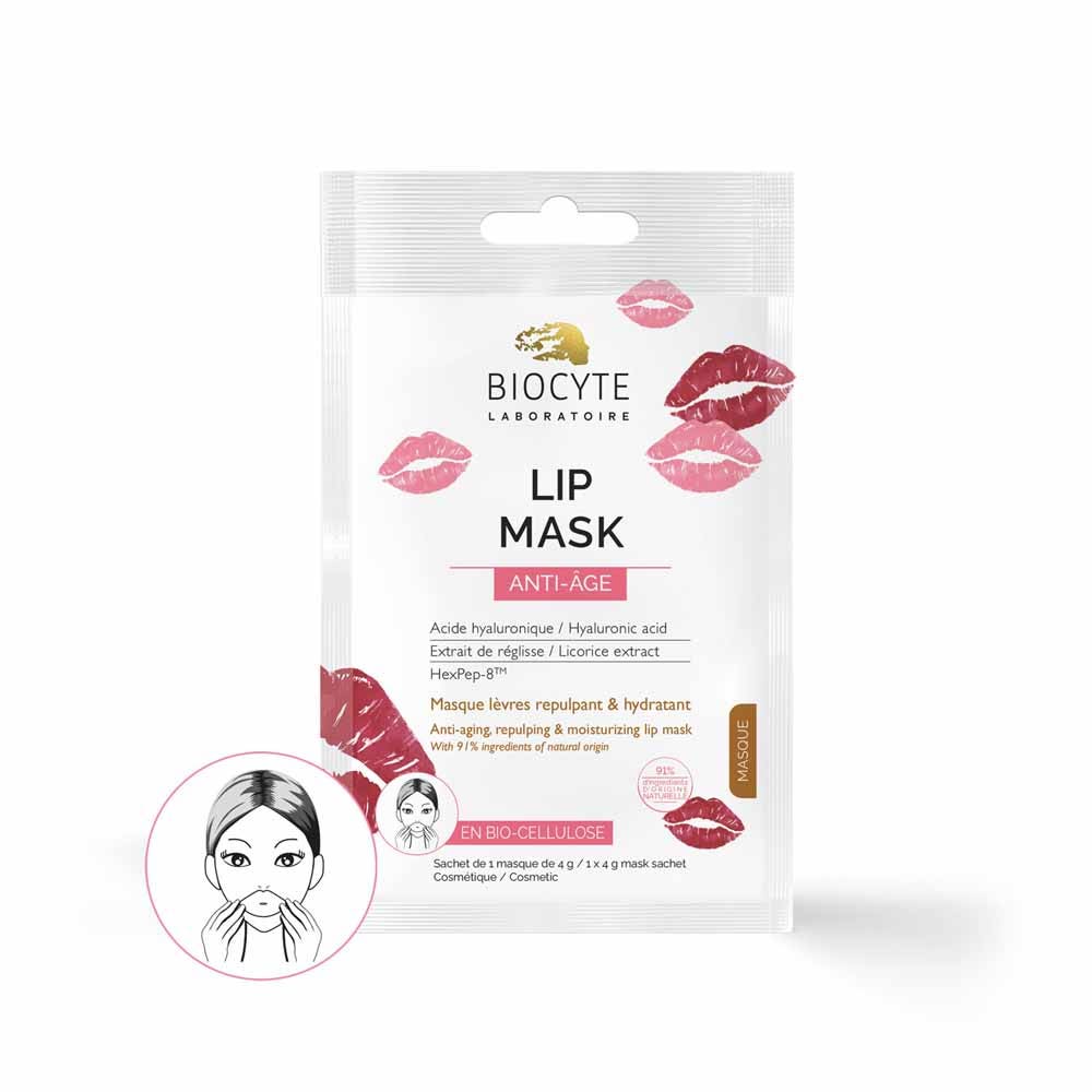 Biocyte Cosmetic Lip Mask Anti-age Sachet de 1 masque