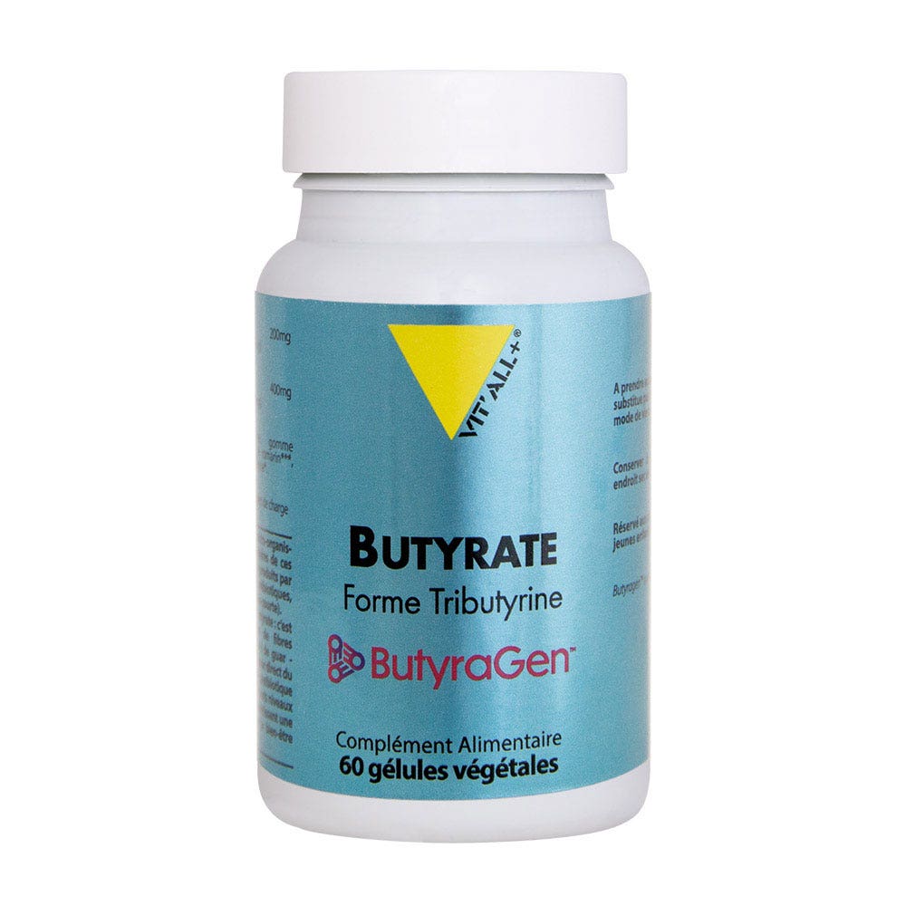 Vit'All+ Butyrate Forme Tributyrine 60 gélules
