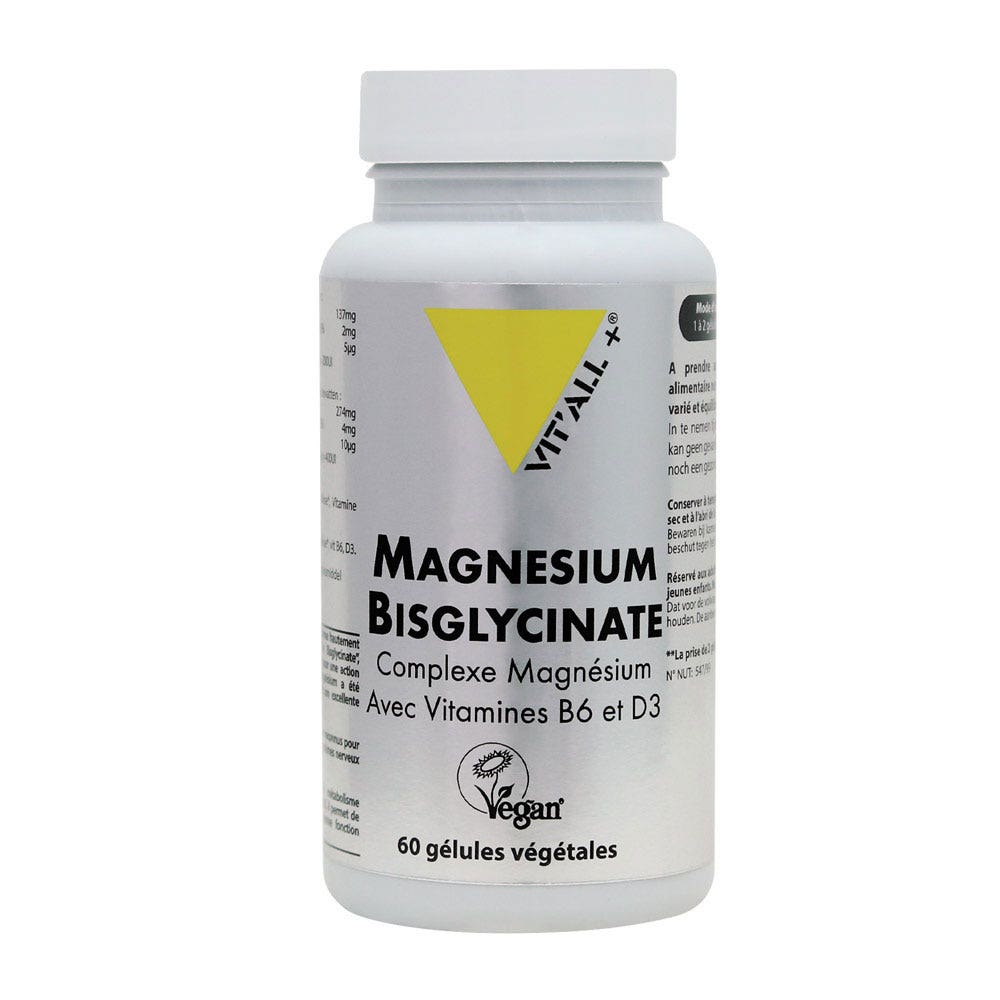 Vit'All+ Magnesium Bisglycinate 60 gélules