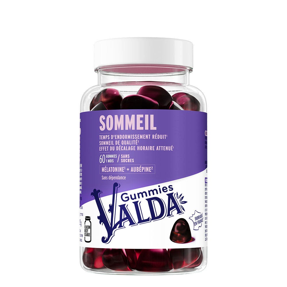 Valda Sommeil Goût Fruit des Bois 60 gummies