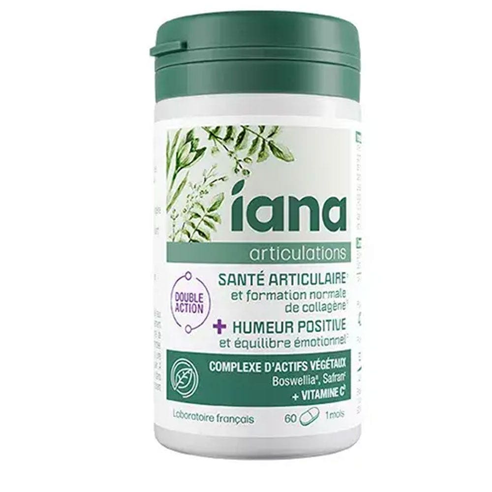 Iana Articulations Santé Articulaire & Humeur Positive 60 comprimés