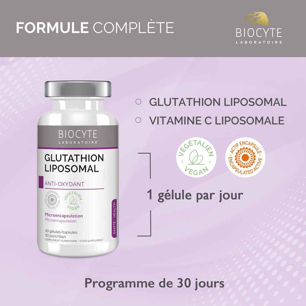 Biocyte Glutathion Liposomal 30 Gelules