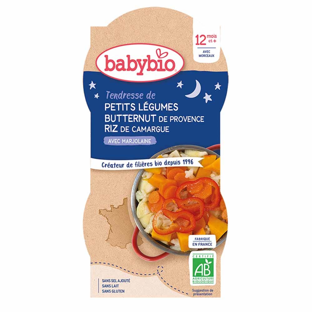 Babybio Repas Bonne Nuit Bols Bio Des 12 Mois 2x200g