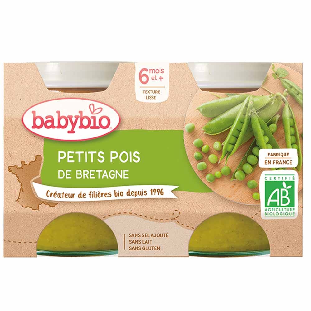 Babybio Petits Pots De Légumes Bio Des 6 Mois 2x130g
