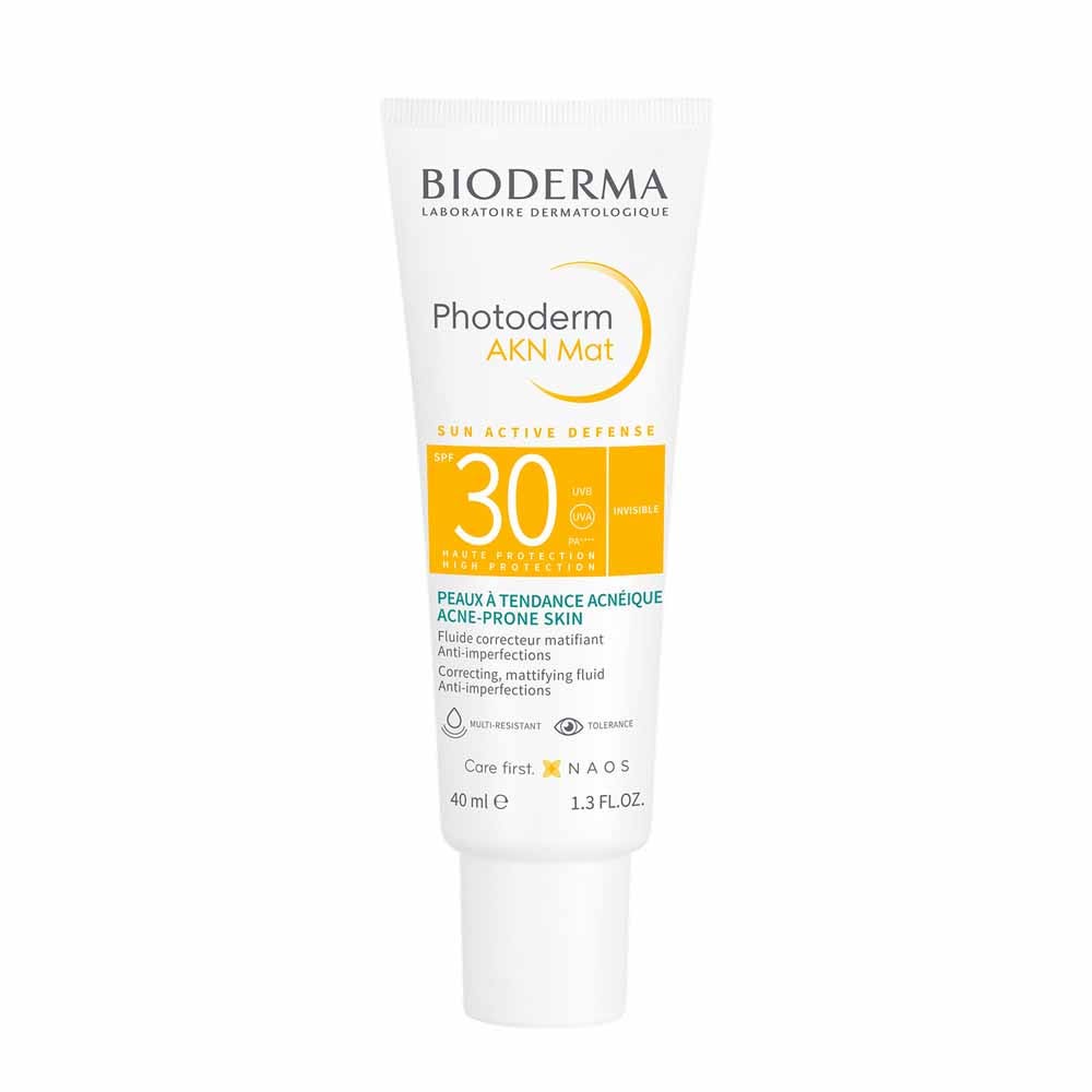 Bioderma Photoderm Fluide correcteur matifiant anti-imperfections SPF30 AKN Mat Peaux à tendance acnéique 40ml