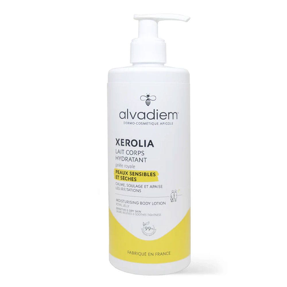 Alvadiem Xerolia Lait Corps Hydratant Gelée Royale Bio 400ml