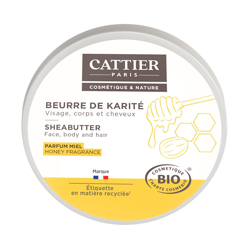 Cattier Beurre De Karite Au Miel Bio 100g