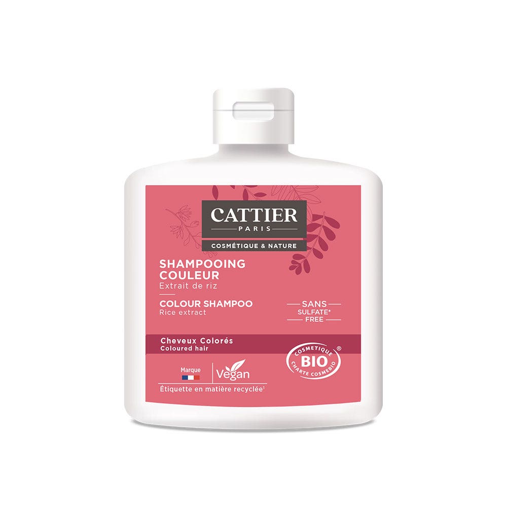 Cattier Shampooing Couleur Pour Cheveux Colores Bio 250ml