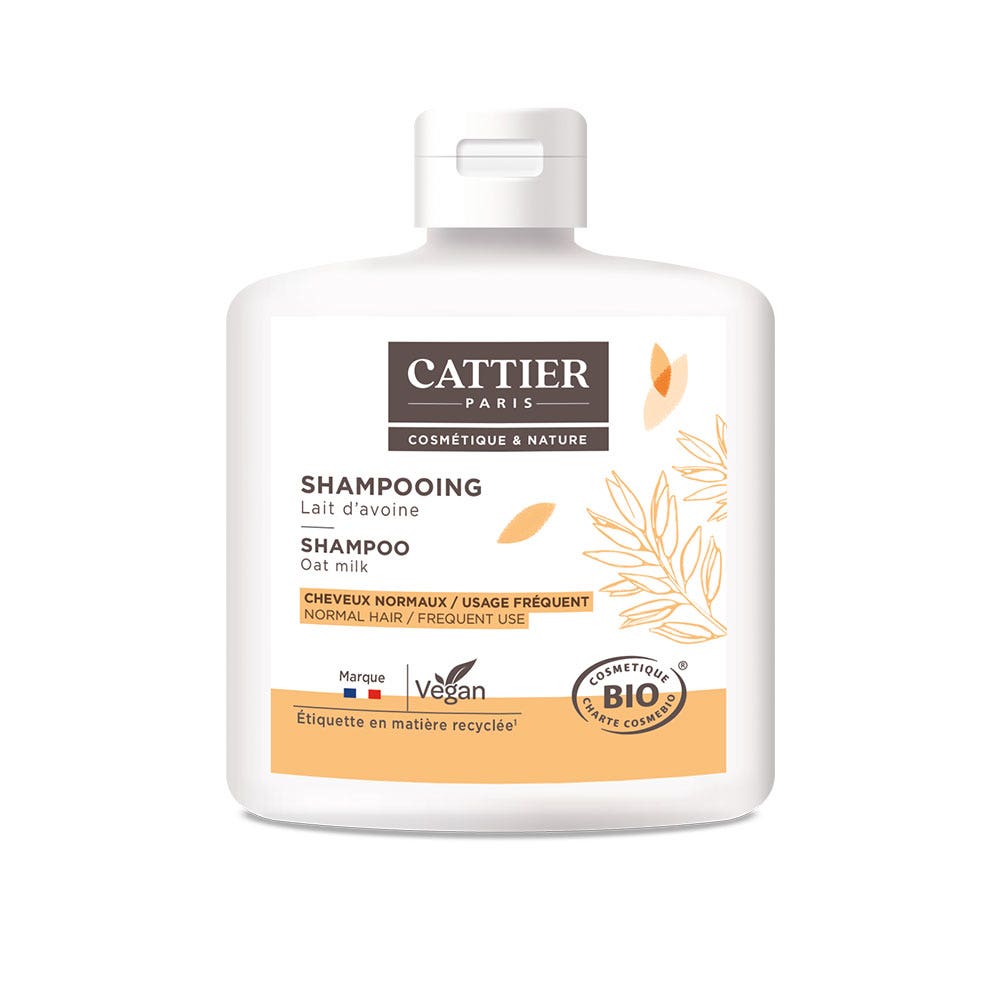 Cattier Shampooing Usage Frequent Lait d'Avoine Bio 250ml