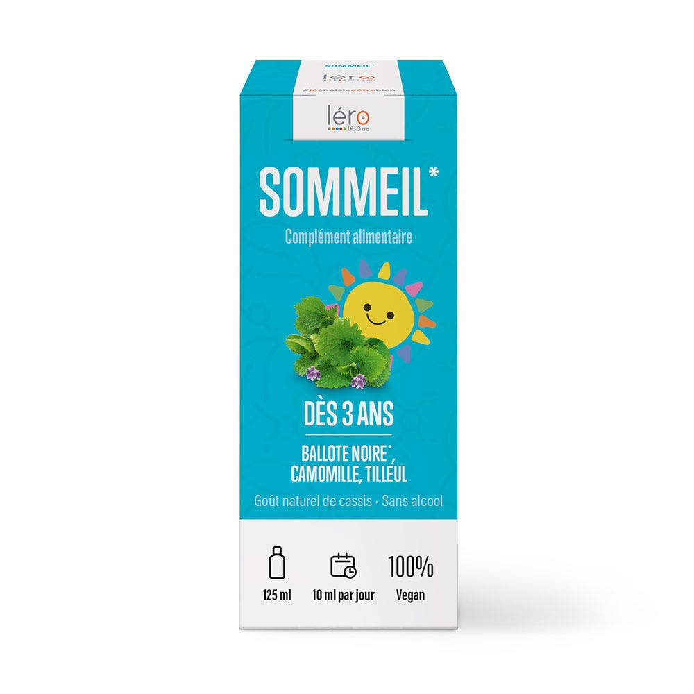 Lero Sirop Sommeil Gout Cassis 125ml