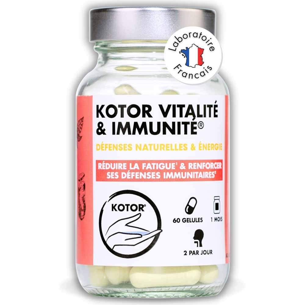 Kotor Pharma Vitalité et Immunité Défenses Naturelles et Energie 60 Gélules