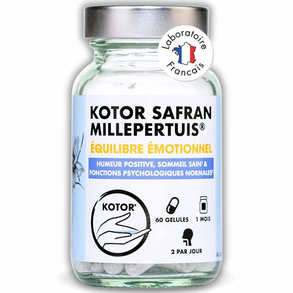 Kotor Pharma Safran Millepertuis Equilibre Emotionnel 60 gélules