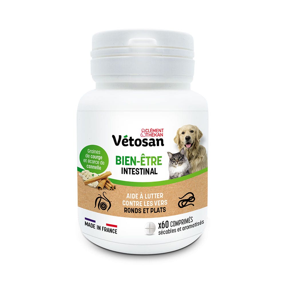 Bien-etre Intestinal X 60 Comprimes 60 Comprimidos Vétosan Clement-Thekan