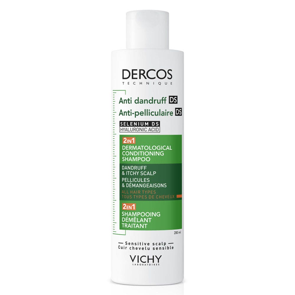 Vichy Dercos Shampooing Anti-pelliculaire Démêlant Traitant 200ml