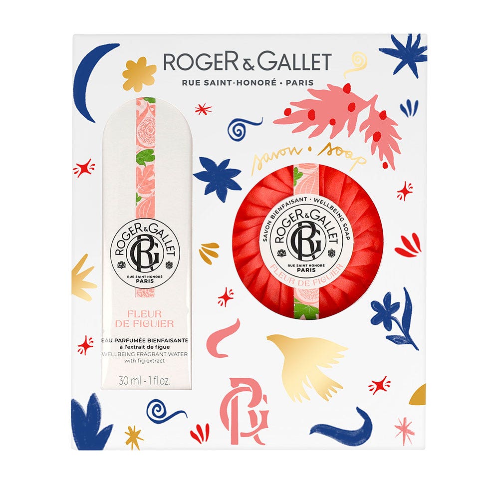 Roger & Gallet Fleur De Figuier Coffret Eau Parfumée Bienfaisante 30ml + Savon 100g