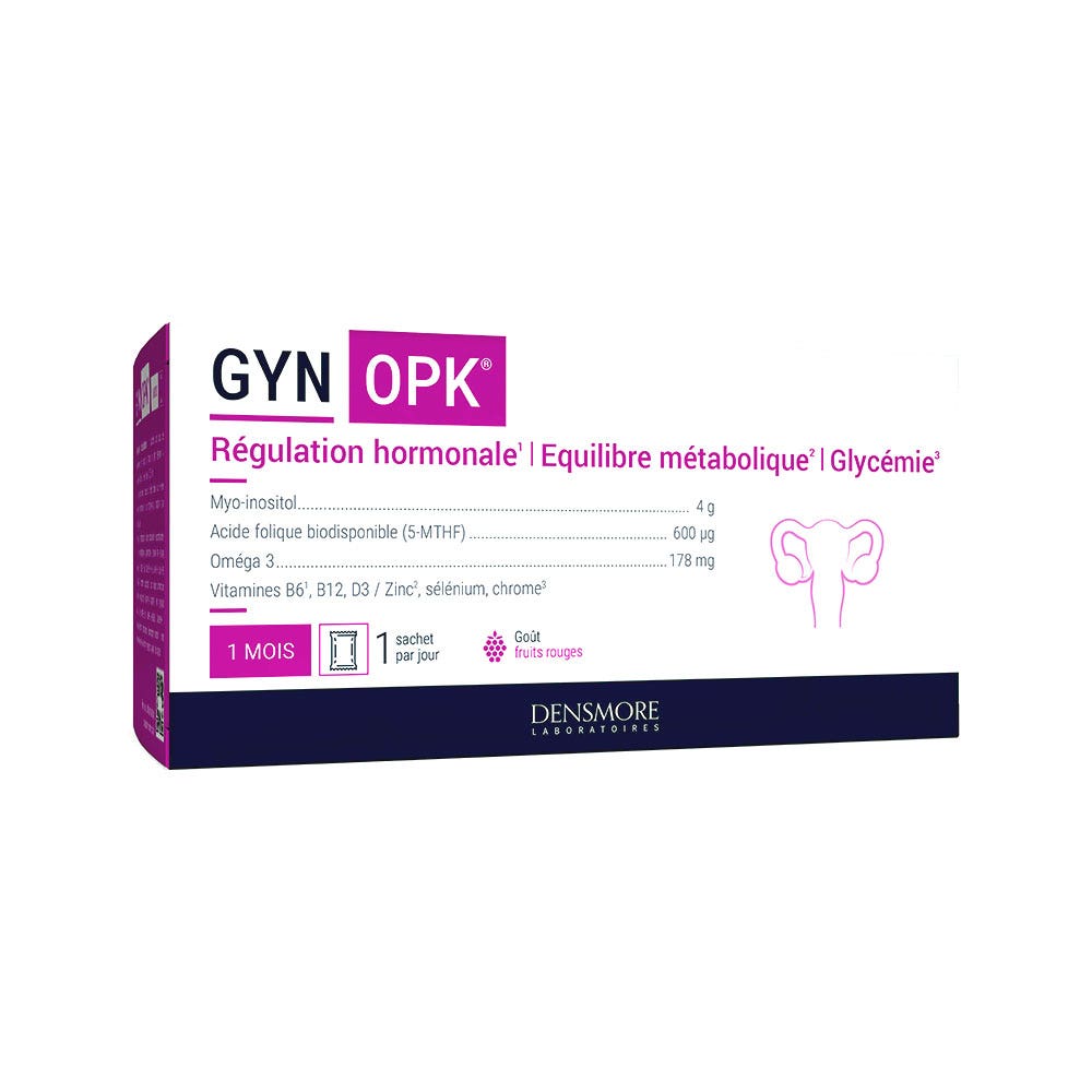 Densmore Gynecologie Gyn OPK Goût Fruits Rouges 30 Sachets