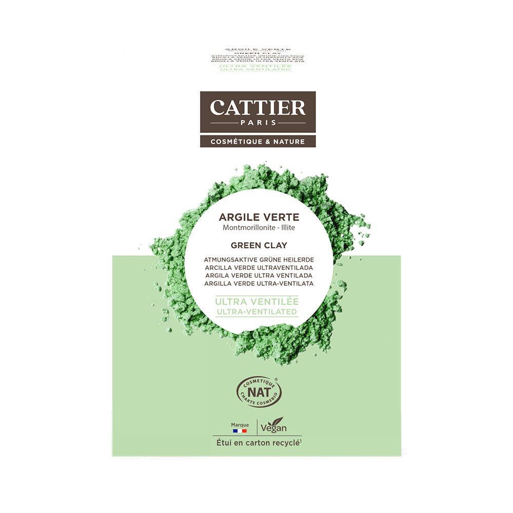 Cattier Argile Argile Verte Ultra Ventilée Bio 250g