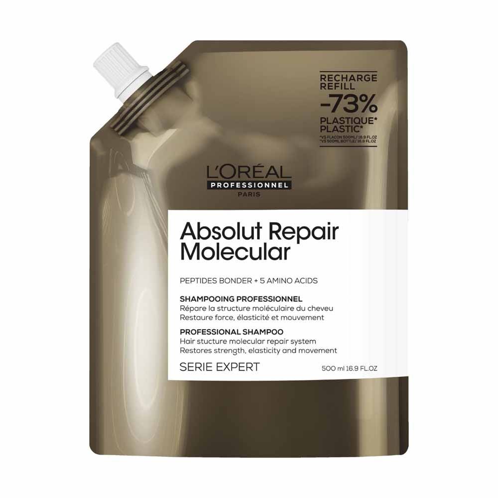 L'Oréal Professionnel Absolut Repair Molecular Shampooing Réparateur Éco-Recharge 500ml