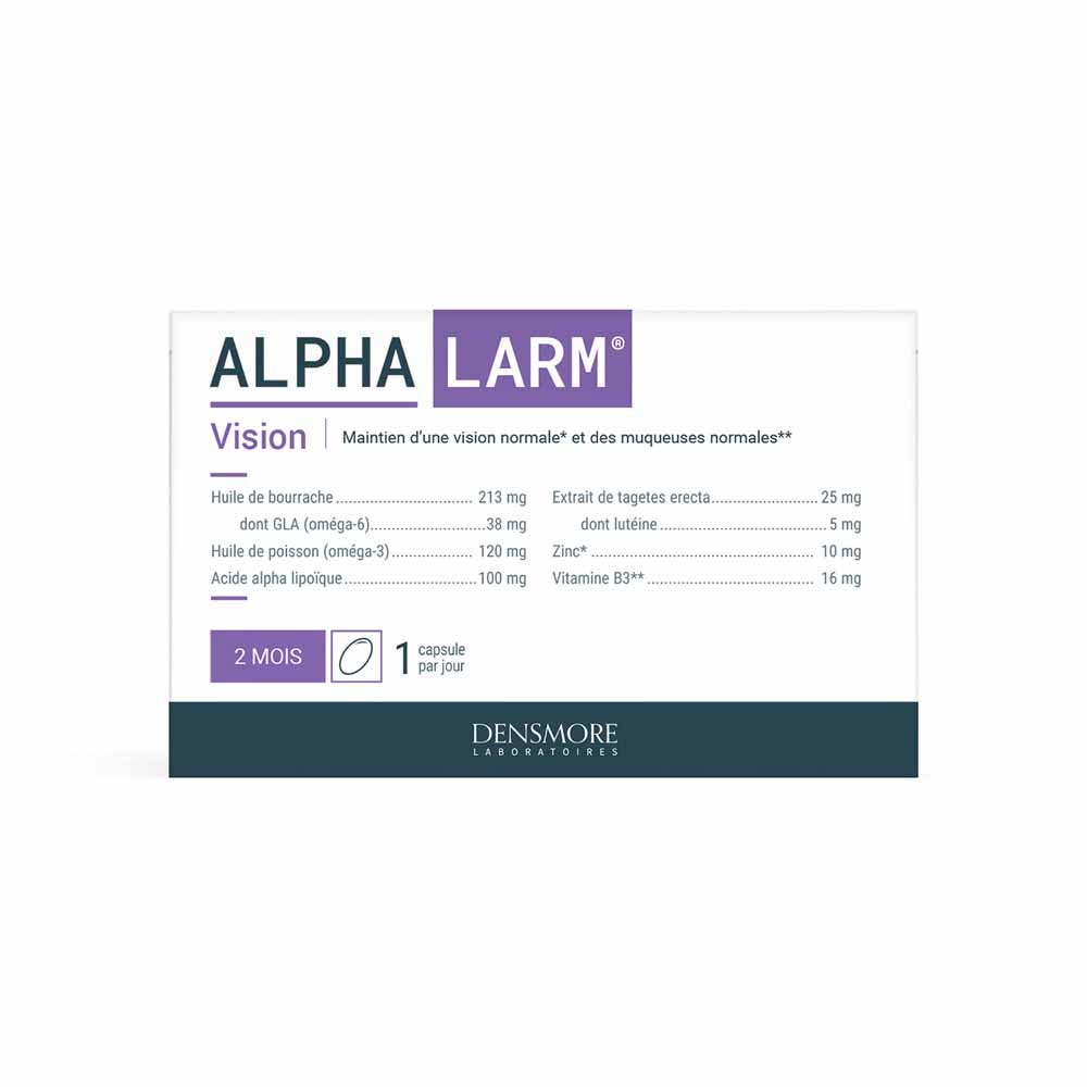 Densmore Suveal Alphalarm Maintien Vision Muqueuses normales 60 capsules