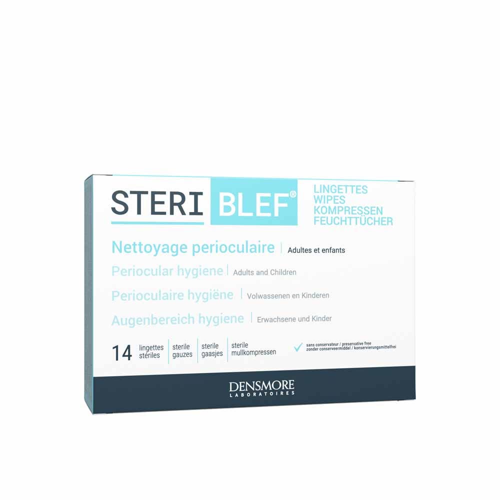 Densmore Stériblef Lingettes Périoculaire Stériles x14