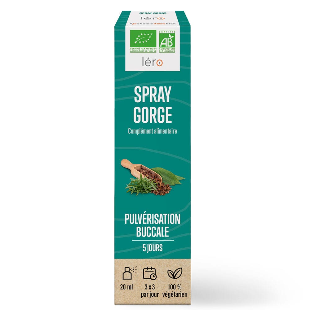 Lero Spray Gorge Pulvérisation Buccale 20ml