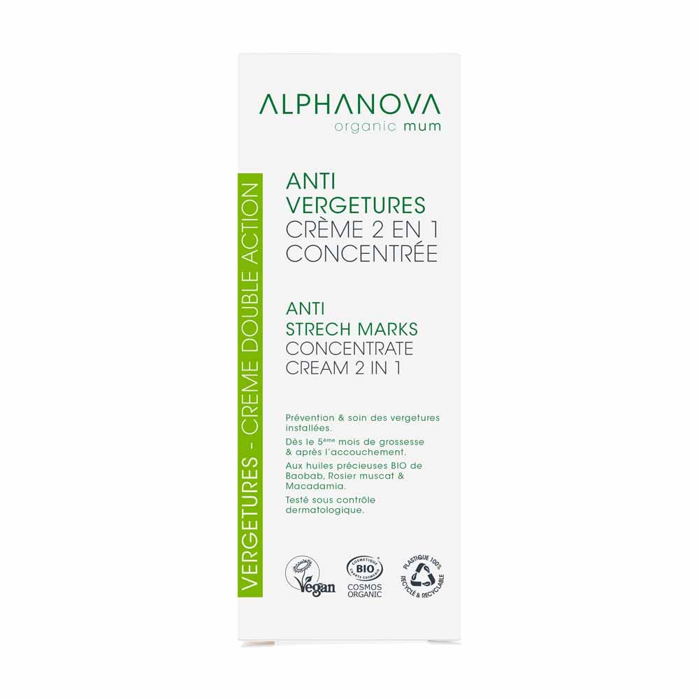 Alphanova Organic Mum Anti-vergetures Double Action Bio 150ml
