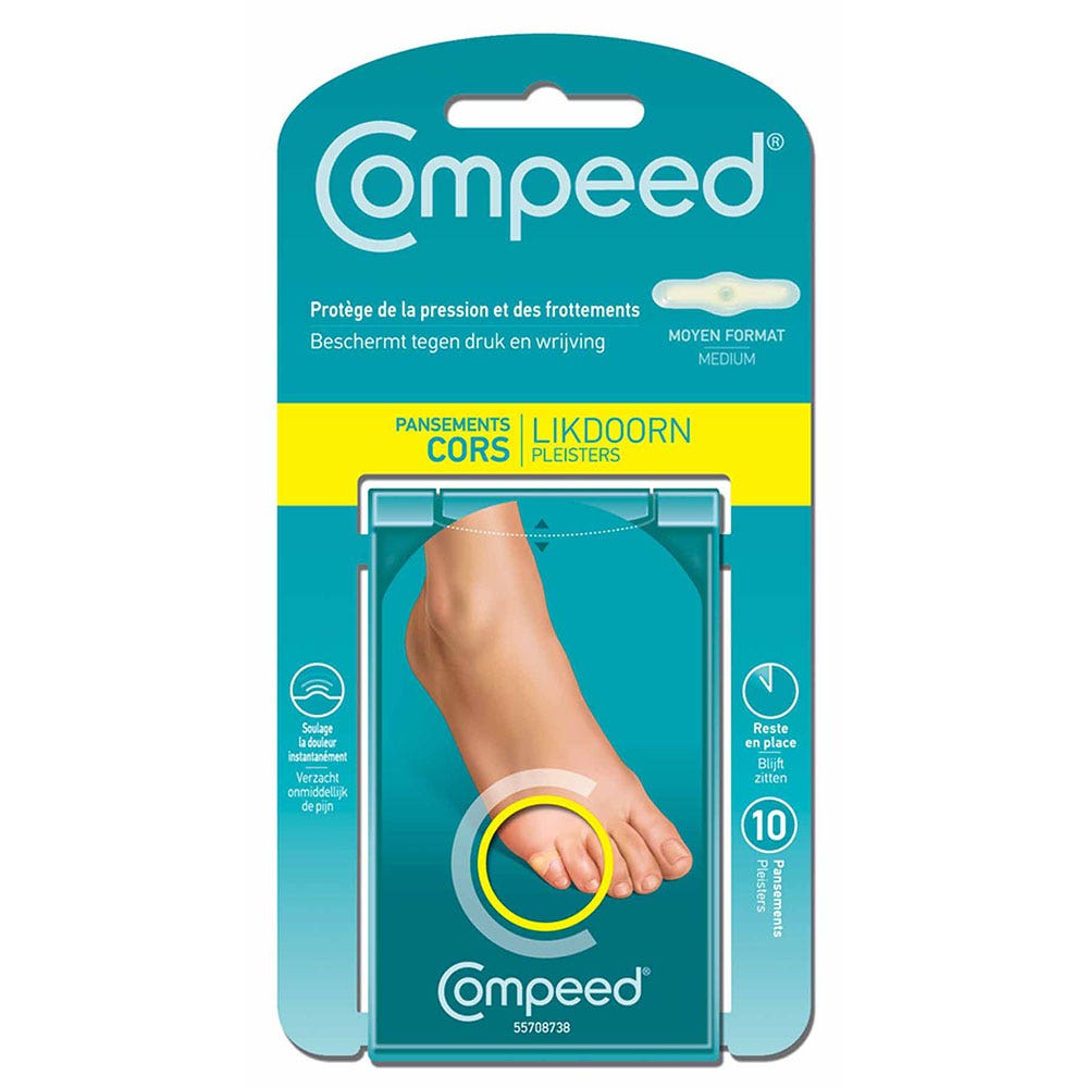 Compeed Pansements Cors Moyen Format X10