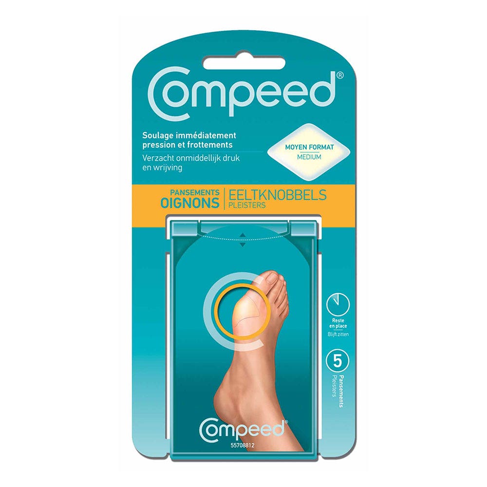 Compeed Pansements Oignons Moyen Format X5