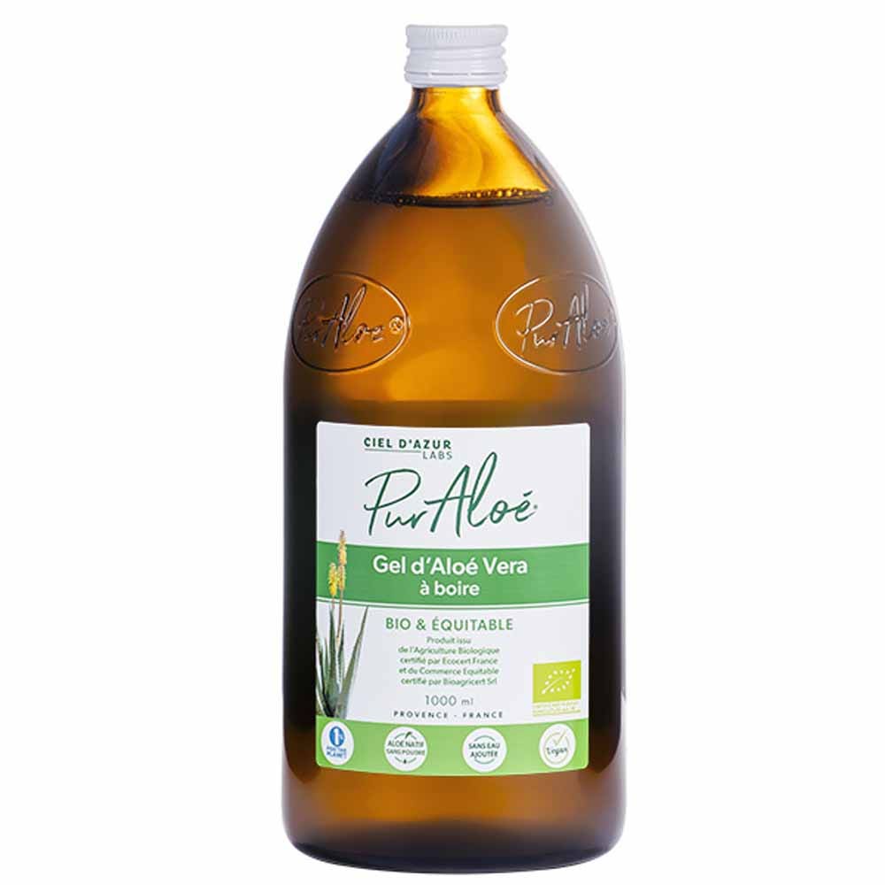 Gel D'aloe Vera A Boire Bio 1000 ml Pur Aloé