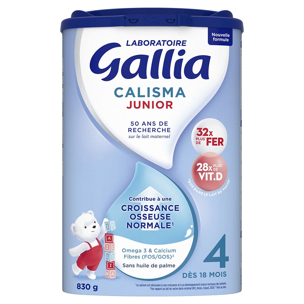 Gallia Junior 4 Lait En Poudre dès 18 mois 830g