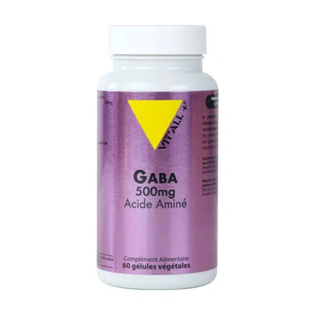 Vit'All+ Gaba 500mg Acide Aminé