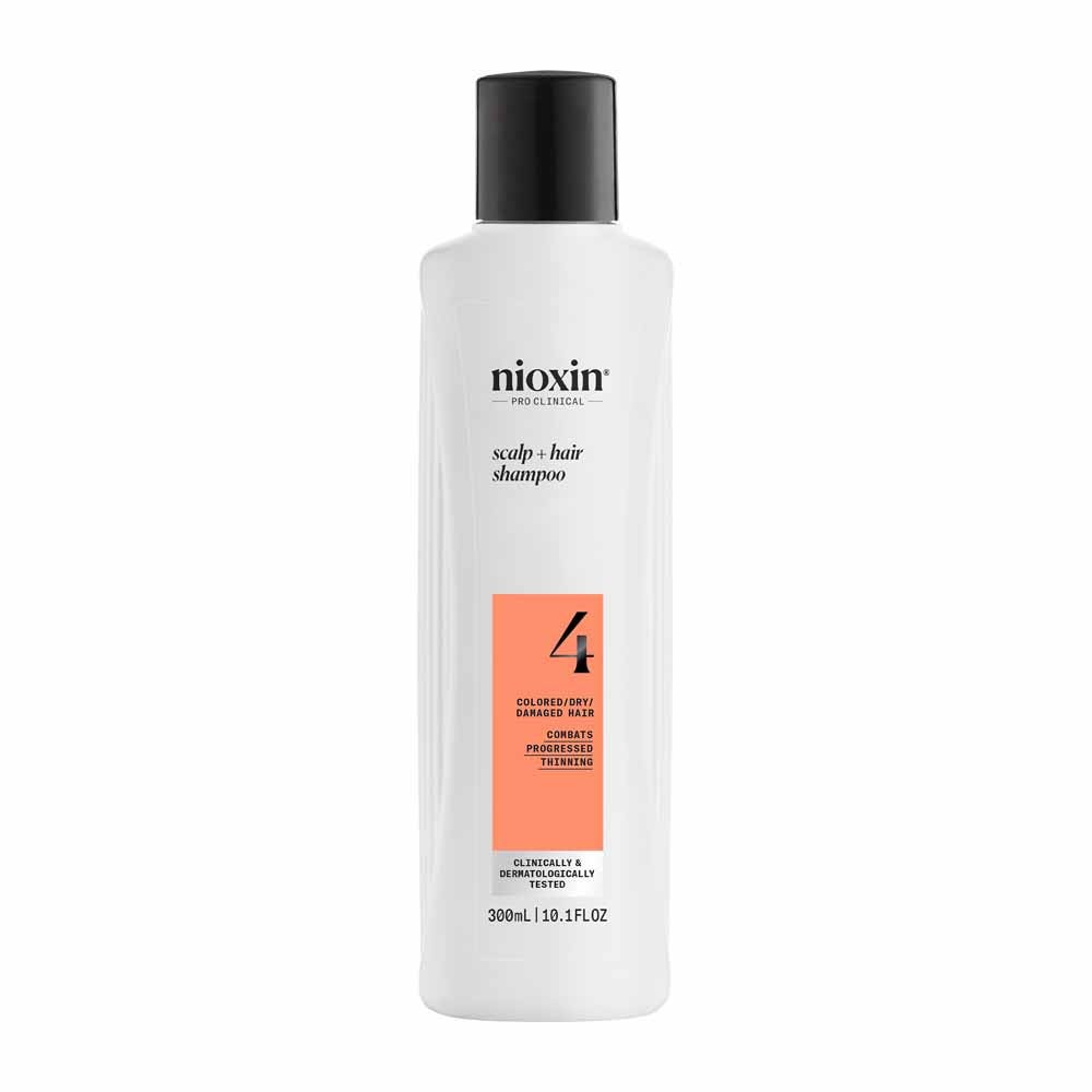 Nioxin Shampooing System 4 Cheveux Colorés/secs/abîmés et Chute Avancée 300ml