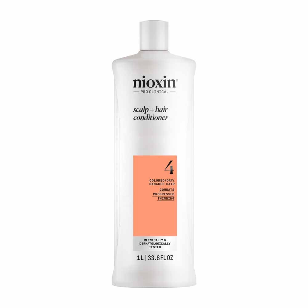 Nioxin Après-Shampooing System 4 Cheveux Colorés/secs/abîmés et Chute Avancée 1L