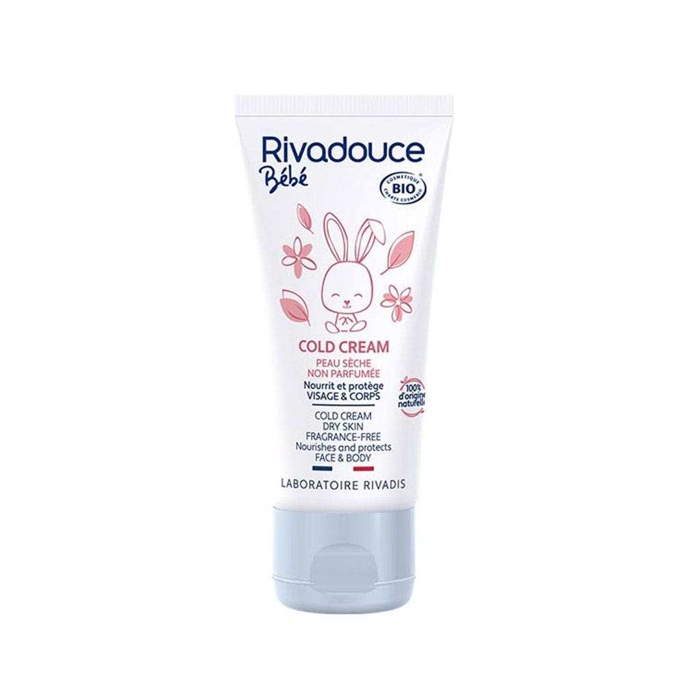 Rivadouce Bébé Cold Cream Bio Visage et corps 50ml