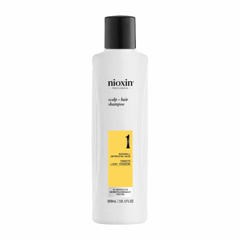 Nioxin Shampooing System 1 Cheveux Naturels Chute Modérée 300ml