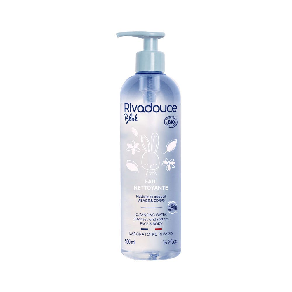 Rivadouce Bébé Eau nettoyante micellaire Bio Visage et corps 500ml