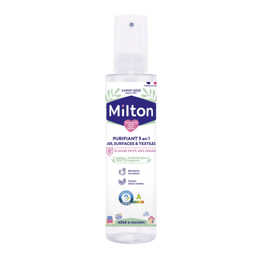 Milton Purifiant 3en1 Air, Surface et Textiles Bébé et Maison 200ml