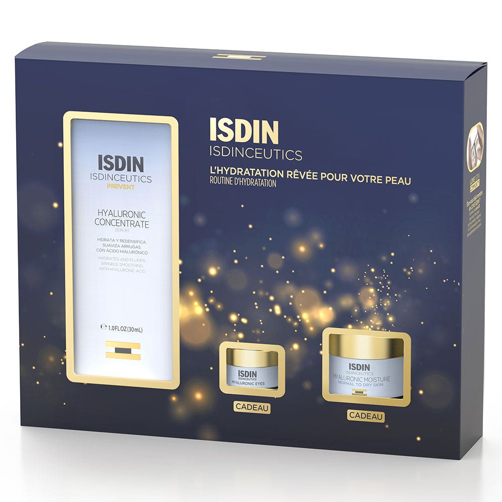 Isdin Hyaluronic Concentrate Coffret Routine Hydratation