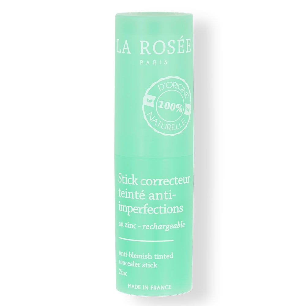 LA ROSÉE Stick Rechargeable Correcteur Teinté Anti-Imperfections au Zinc 5.5g