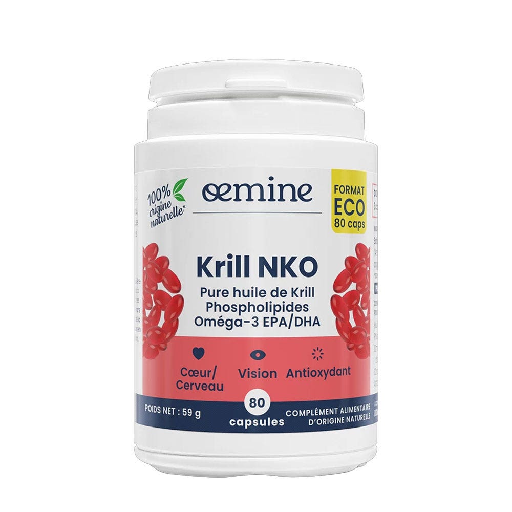 Krill 80 Capsules Coeur et vision Oemine