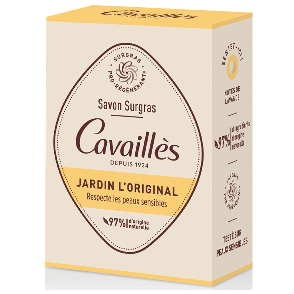 Cavaillès Surgras Pro-Régénérant Savon Jardin L'Original 100g