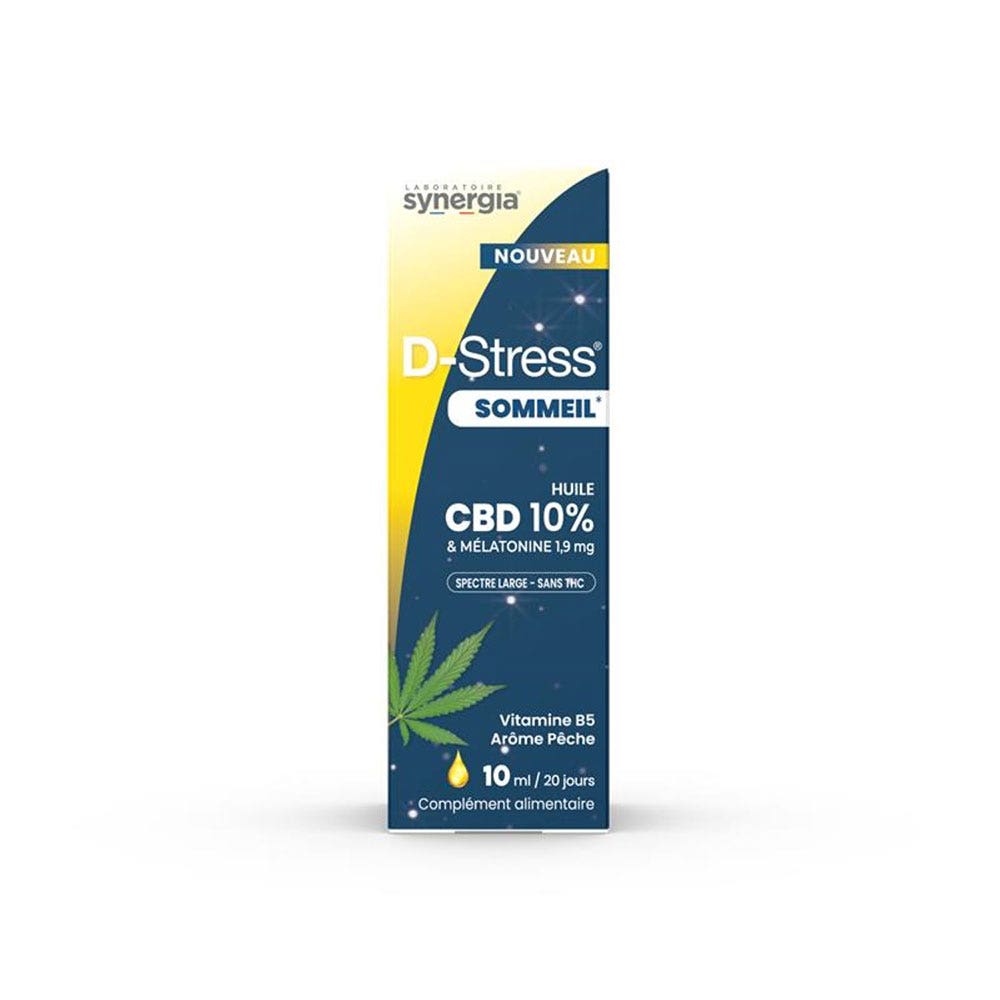 Synergia D-Stress Sommeil Huile CBD 10% 10ml