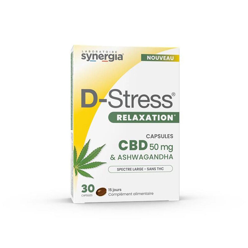 Synergia D-Stress Relaxation CBD 30 capsules